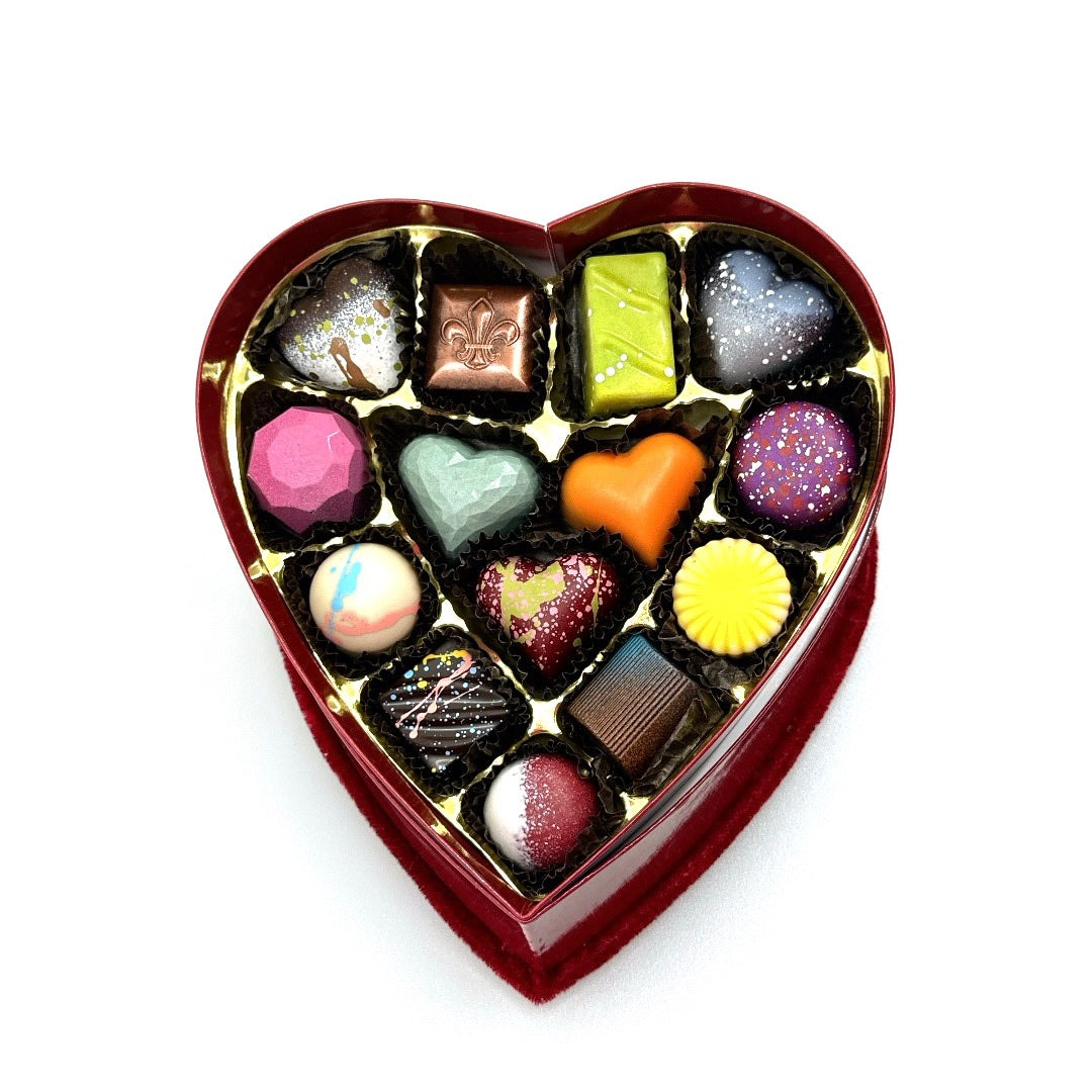 The Chocolaterie Signature 14 PC Valentine Gift Box